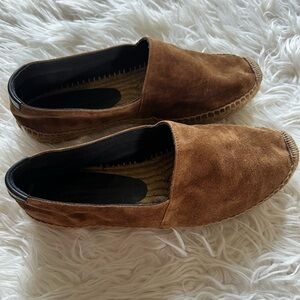 Brown suede YSL Shoes